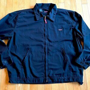 Vintage Dickies  Workwear Mechanic Jacket Mens XL  Black Full Zip
